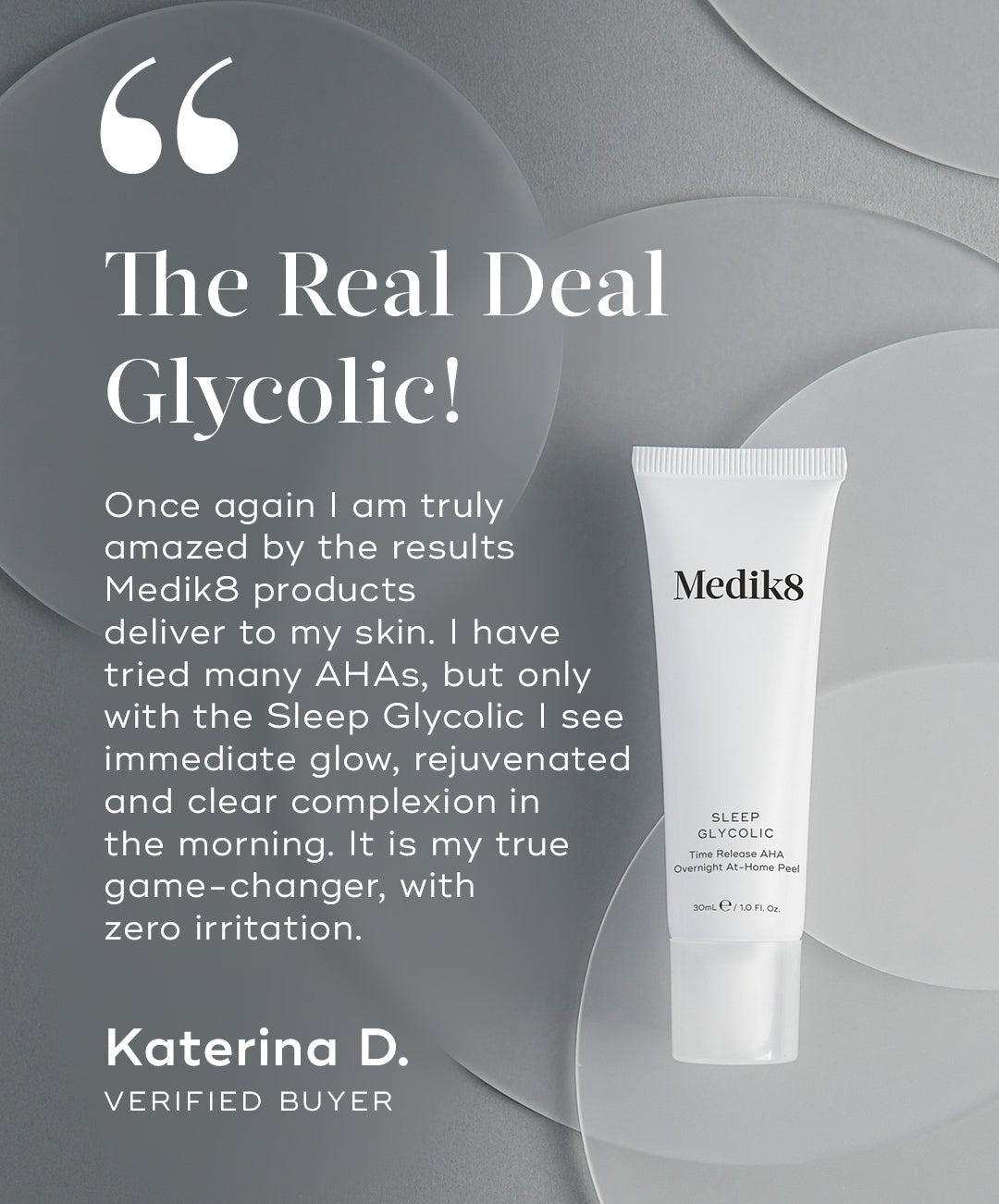 MEDIK8 SLEEP GLYCOLIC AT HOME PEEL 30ml - Exquisite Laser Clinic