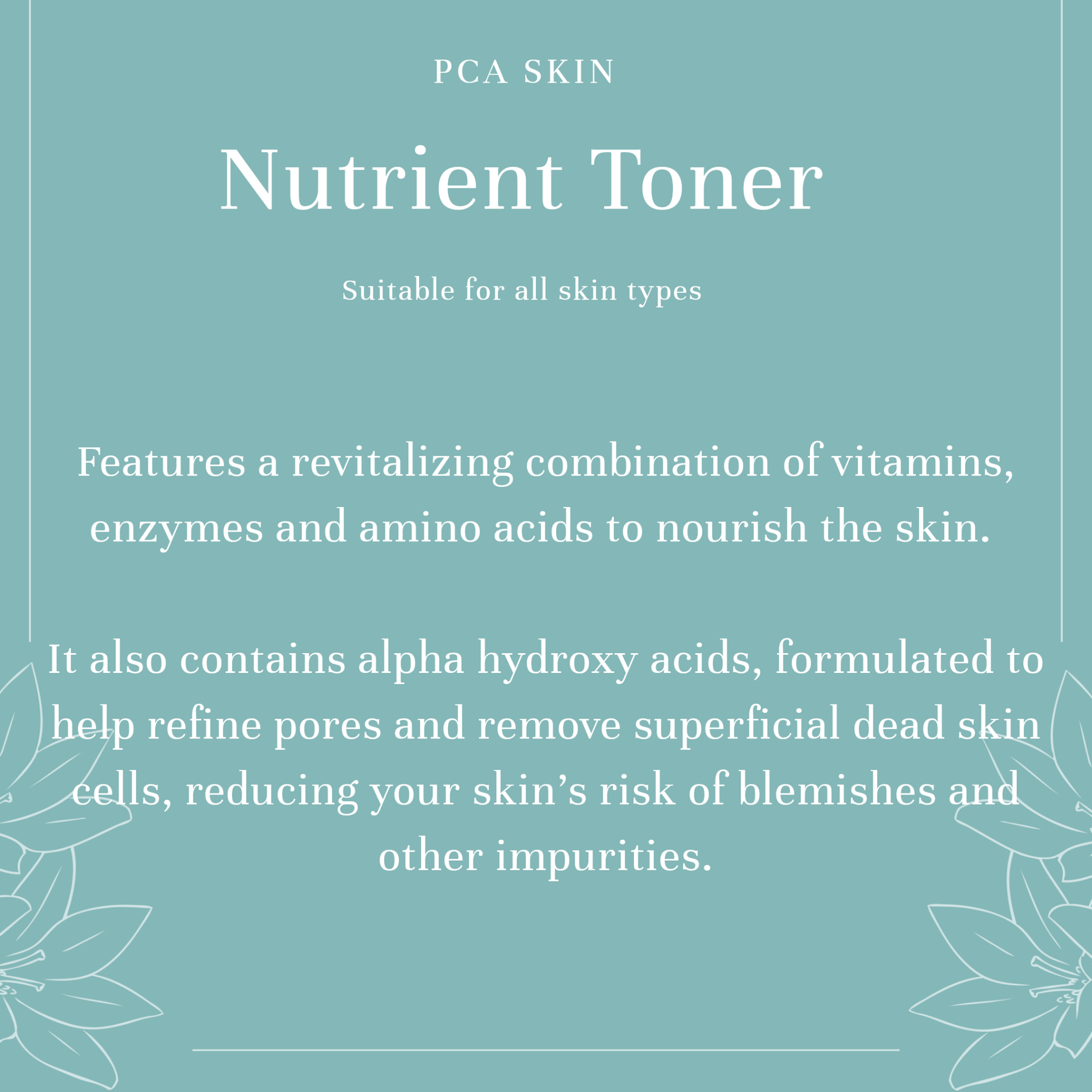 PCA Skincare skincare PCA Nutrient Toner