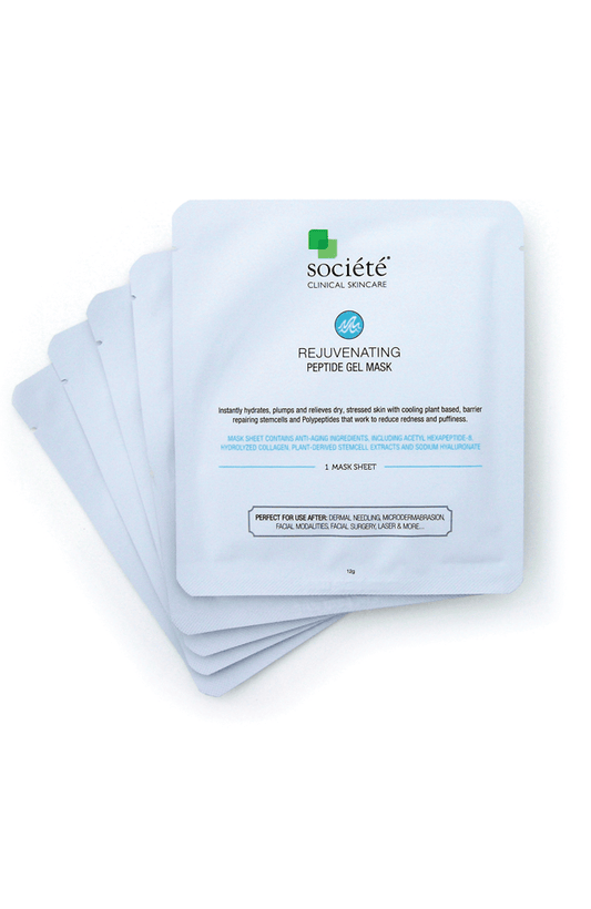 Societe REJUVENATING PEPTIDE GEL MASK (box of 5) - Exquisite Laser Clinic