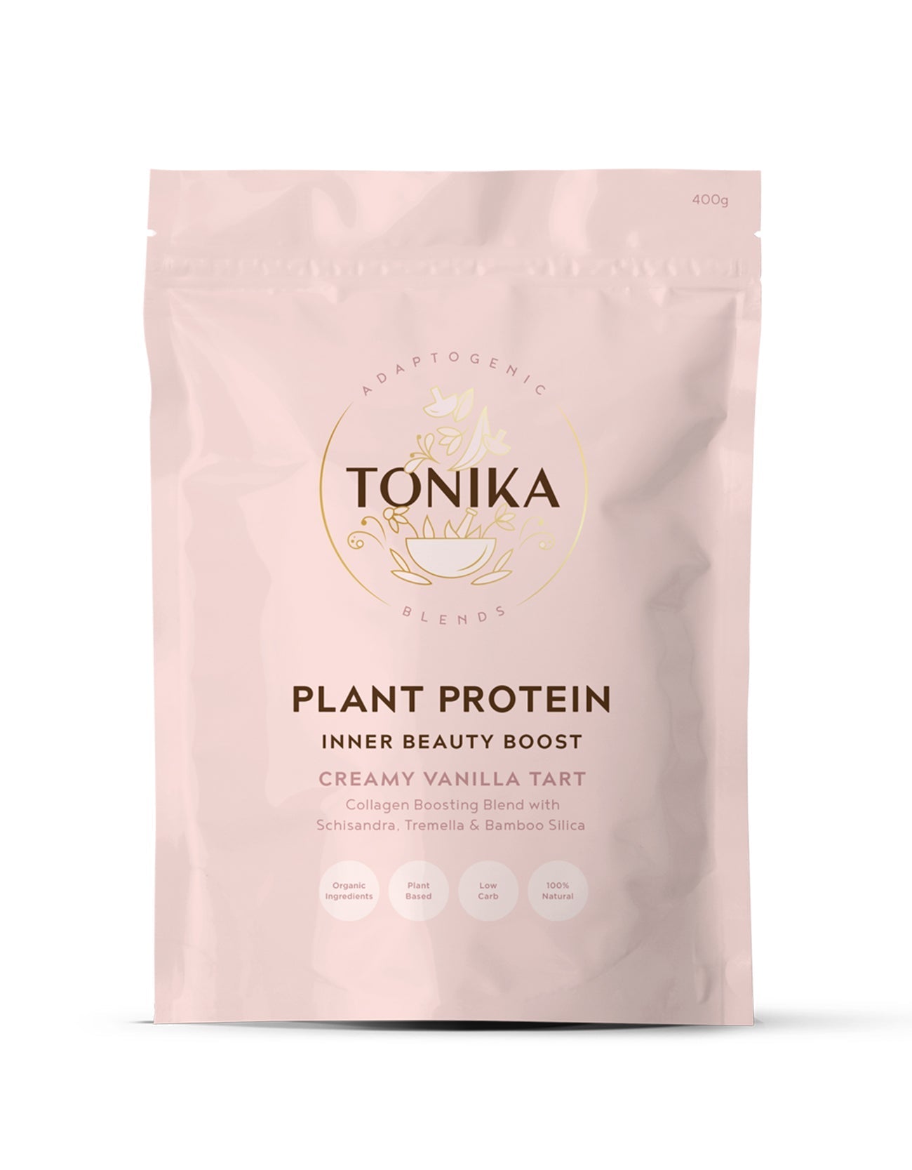 Tonika Plant Protein TONIKA Plant Based Protein Creamy Vanilla Tart